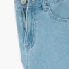 Geborduurde denim Bermuda’s