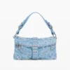 Geborduurde denimtas