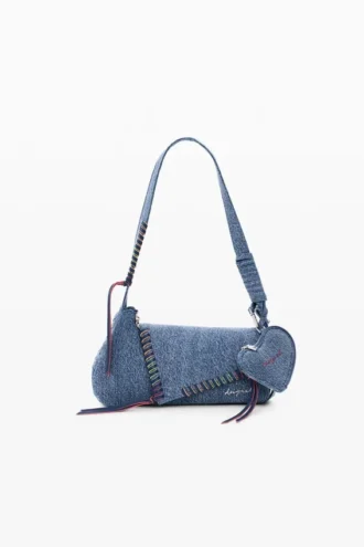 Geborduurde denimtas