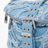 Geborduurde denimtas