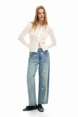 Geborduurde Jeans