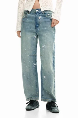 Geborduurde Jeans