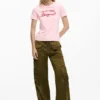 Gebreid T-shirt met korte mouwen