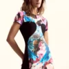 Gebreide jurk met bloemenprint van M. C. Lacroix