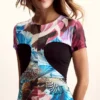 Gebreide jurk met bloemenprint van M. C. Lacroix
