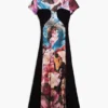 Gebreide jurk met bloemenprint van M. C. Lacroix