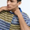 Gecombineerd gestreept T-shirt