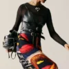 Gerecyclede jurk met bandjes
