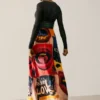 Gerecyclede jurk met bandjes