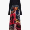 Gerecyclede jurk met bandjes
