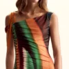 Gestreepte jurk M. Christian Lacroix