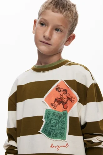 Gestreptes Hulk™-Sweatshirt
