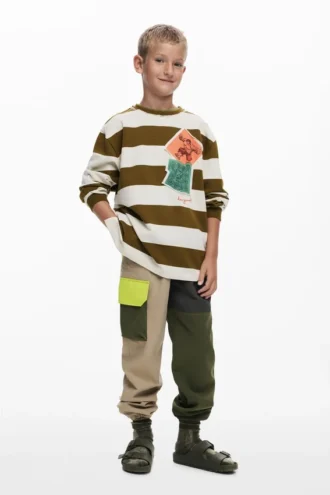 Gestreptes Hulk™-Sweatshirt