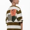 Gestreptes Hulk™-Sweatshirt