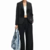 Gestreptes patchwork Blazer