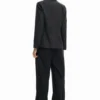 Gestreptes patchwork Blazer