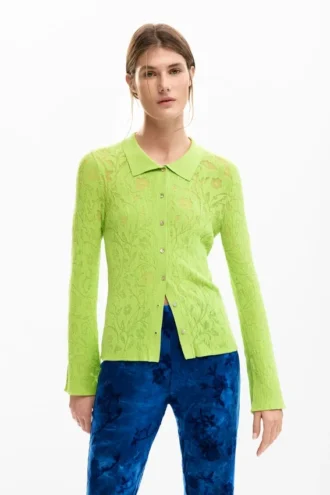 Getailleerd T-shirt met bloemenprint
