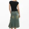 Getailleerd T-shirt met bloemenprint