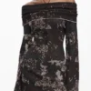 Getailleerde Bardot-jurk