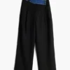 Getailleerde broek in combinatie