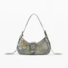 Geverfde denim tassen