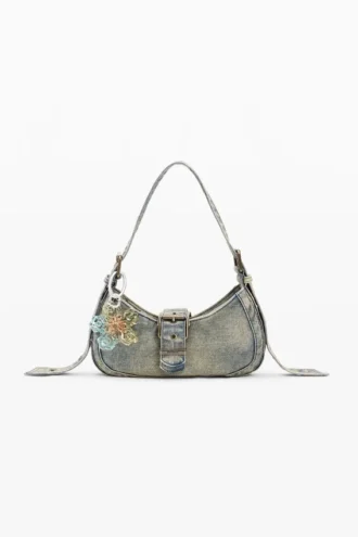 Geverfde denim tassen