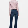 Gewaschen flared Jeans