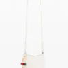 Grote crossbody-portemonnee met bedeltjes
