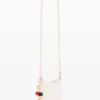 Grote crossbody-portemonnee met bedeltjes