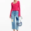 Grote crossbody-portemonnee met logo