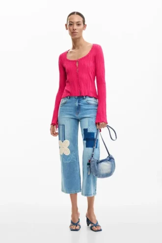 Grote crossbody-portemonnee met logo