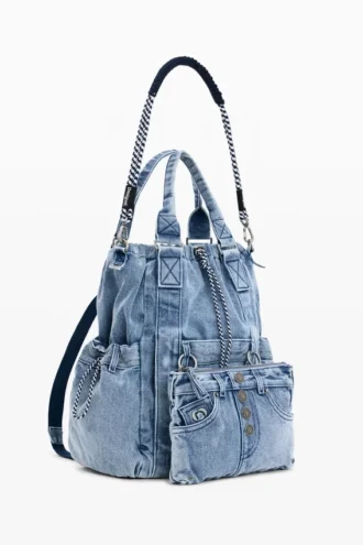 Grote denim rugzak