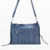 Grote denim tas met hart