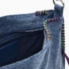 Grote denim tas met hart