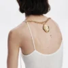 Hangers met meerdere posities, vergulde schelp van Zalio