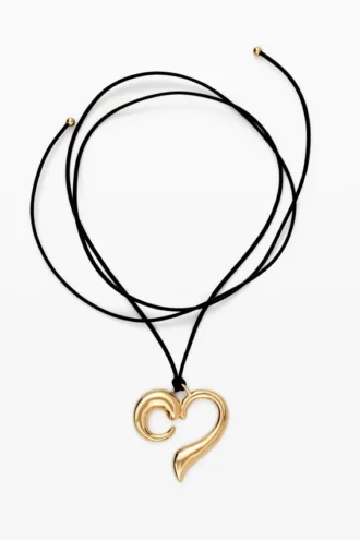 Hartvormige hanger Zalio Koord