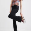 Hoge platform Sneakers met dierenprint