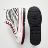 Hoge platform Sneakers met dierenprint
