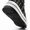 Hoge sneakers met platformzool in tartan
