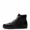 Hoge sneakers van imitatieschapenvacht