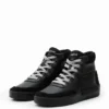 Hoge sneakers van imitatieschapenvacht