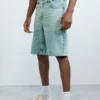 Hybride denim Bermuda