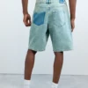 Hybride denim Bermuda