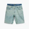 Hybride denim Bermuda