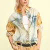 Hybride denim overhemd
