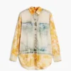 Hybride denim overhemd