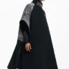 Hybride denim Poncho