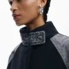 Hybride denim Poncho
