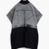Hybride denim Poncho