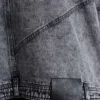 Hybride denim Poncho